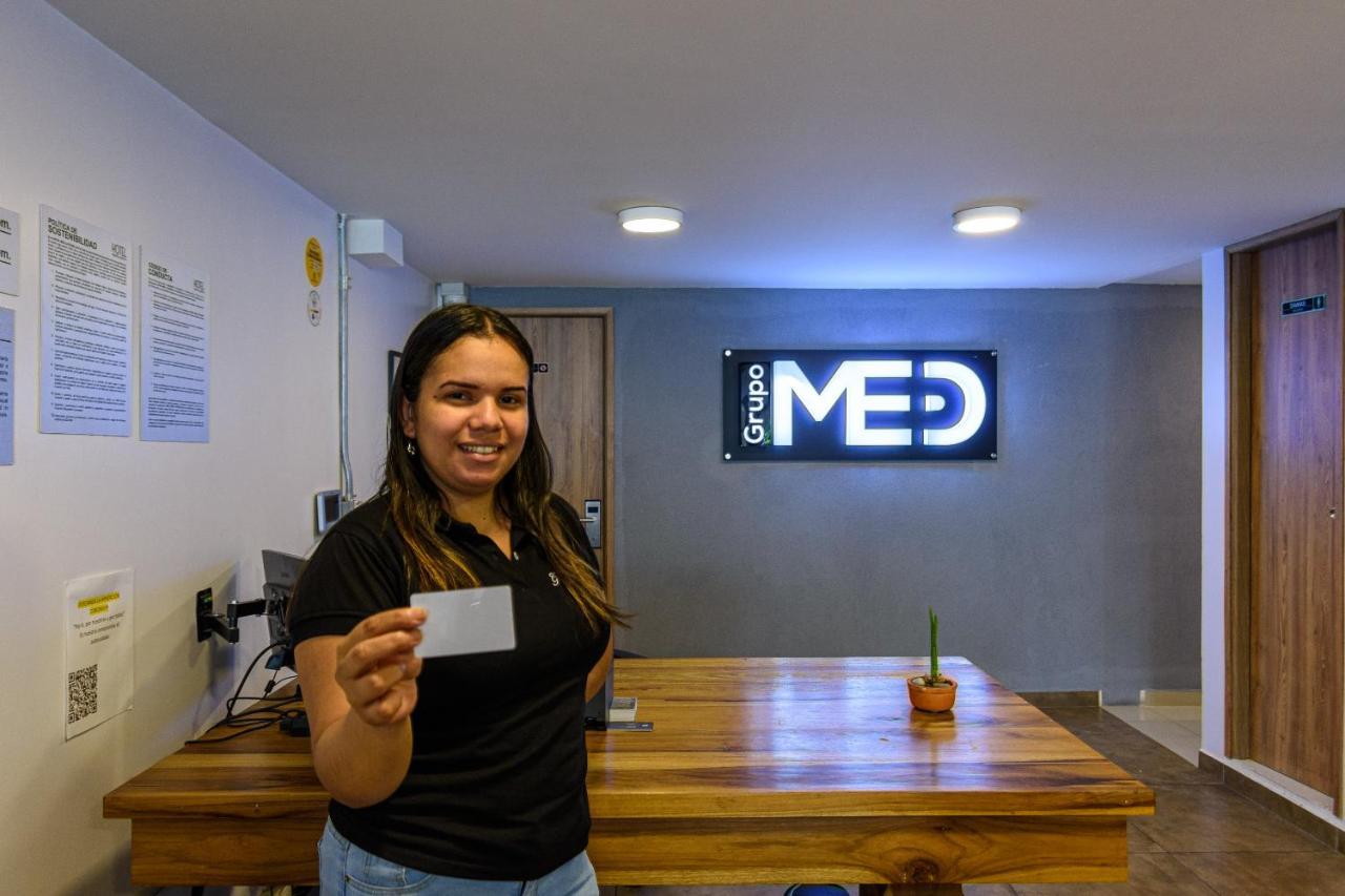 Med la palma Hotell Medellín Eksteriør bilde